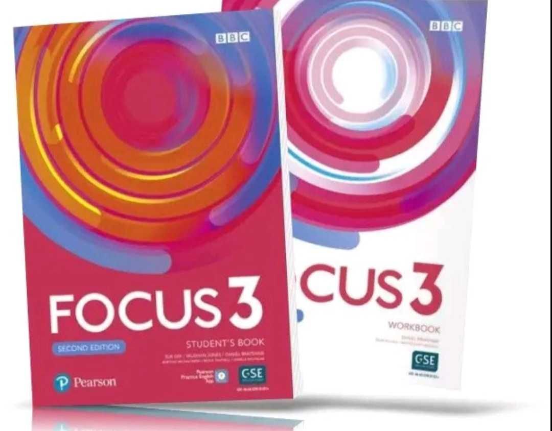 Focus 2nd edition 3, Student's book + Workboк + Тетрадь анг.яз
