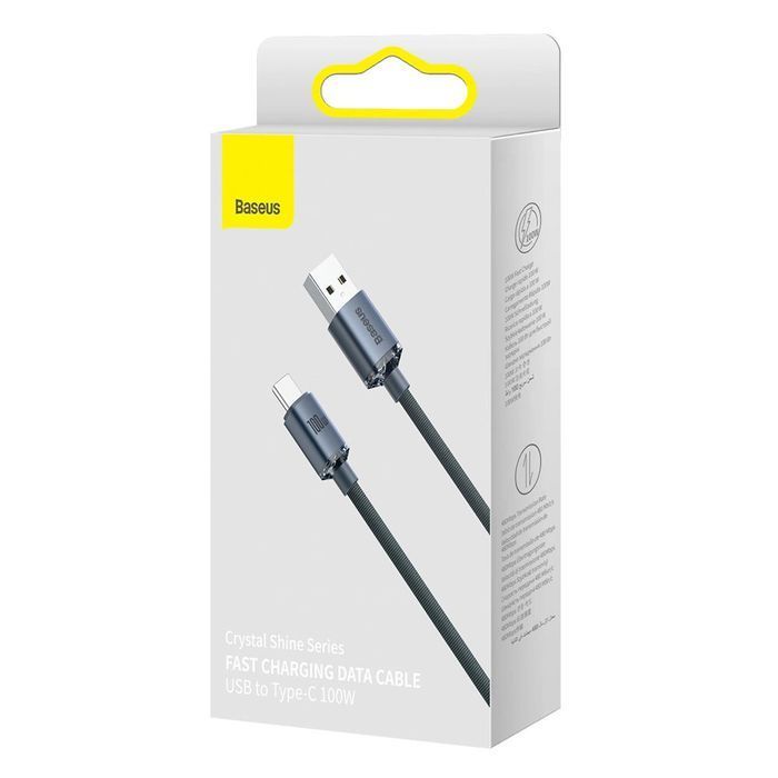 Baseus kabel USB do ładowania i transferu USB A - USB C 100W 1,2m