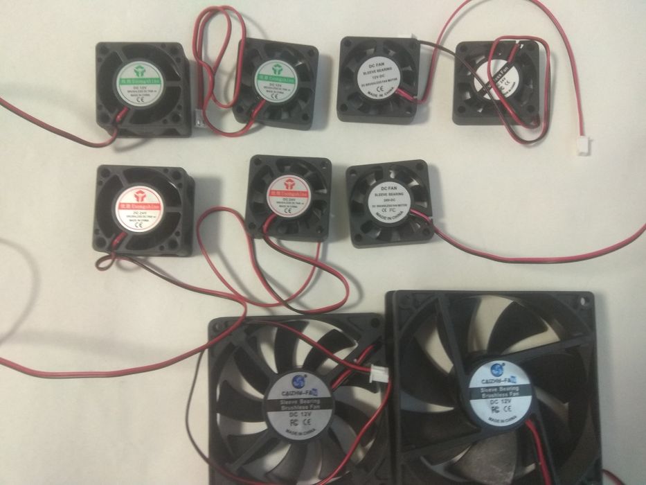 Кулер вентилятор на 12в/24в 40мм 4010 4020