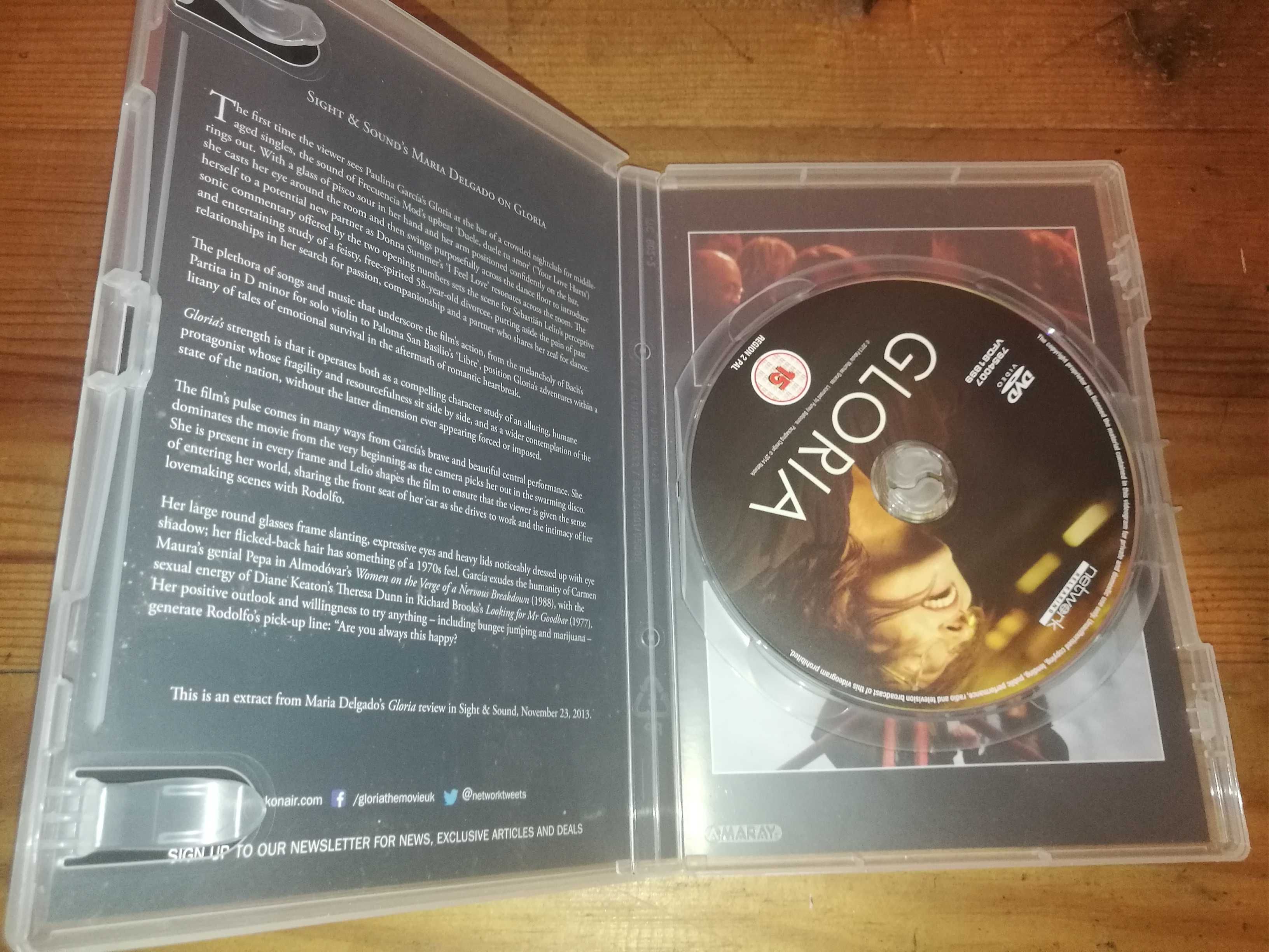 GLORIA	DVD (legendagem em Inglês)