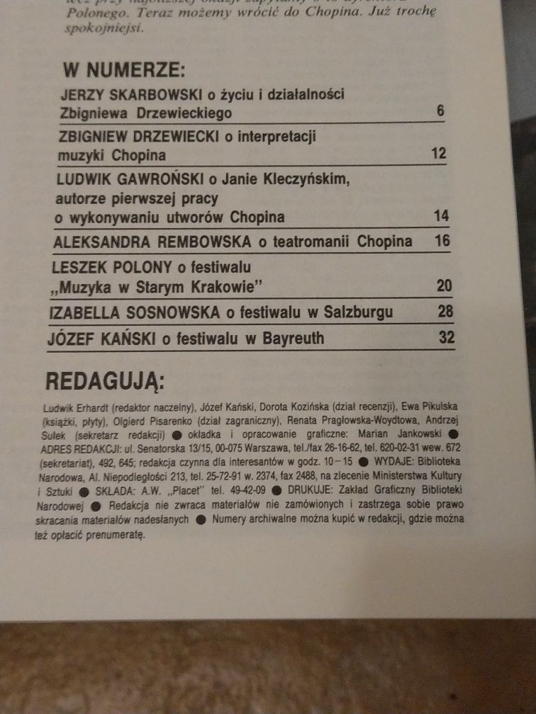 Ruch muzyczny z 19.02.1995, nr 4, rok 1995 czasopismo