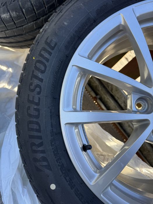 Felgi aluminiowe Audi A6 koła letnie 225/60 r17 cena za komplet