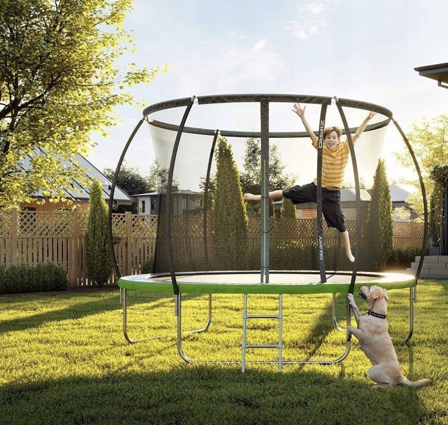 Trampolina z siatką Zipro 312 cm 3 metry do ogrodu dla dzieci