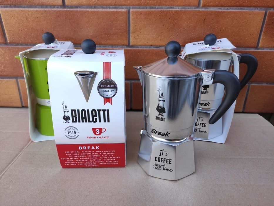 Гейзерна кавоварка Bialetti Briak Fiammetta Mokka 3 6 чашки Італія.