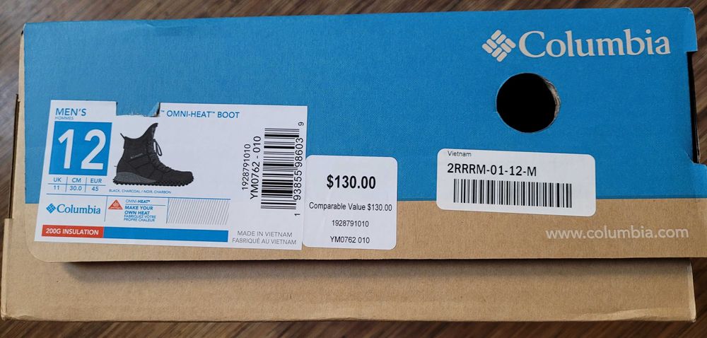 Теплі водозахищені черевики Columbia Fairbanks™ Omni-Heat™