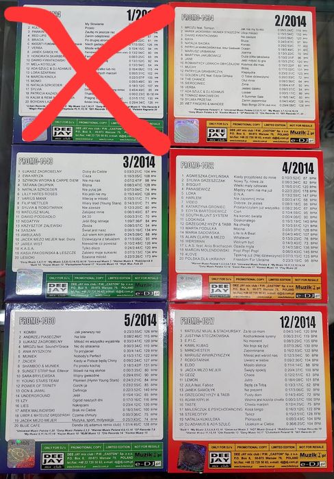 DJMC Dee Jay mix club oryginał CD legal muza składanka zagr i pol 2014
