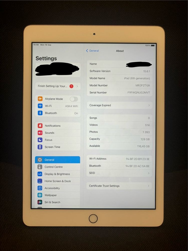 Ipad 3rd generation 10’’