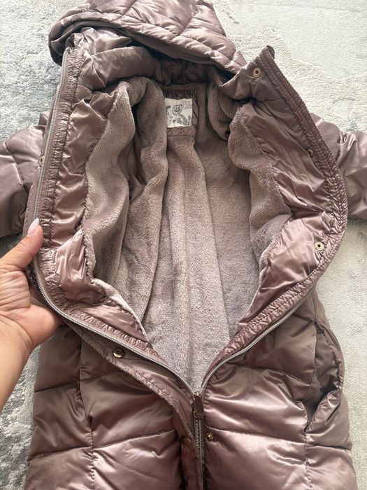 Куртка, пальто, пуховик зимова для дівчинки. Розмір 122