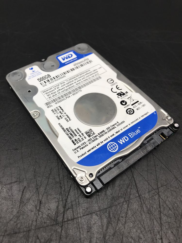 Накопичувач жорсткий диск вінчестер HDD хдд WD 500Gb