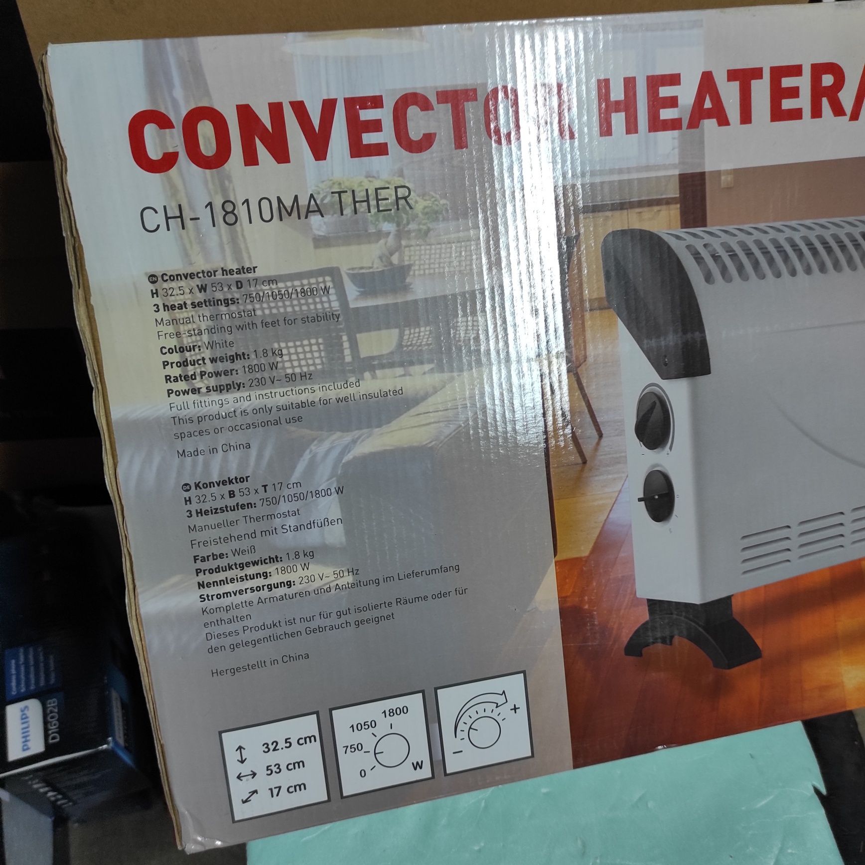 Grzejnik konwektorowy Heater CH -1810 MA THER