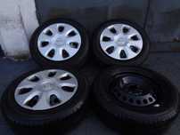 Koła letnie OPEL FIAT 15 cali 4x100 + opony 7,6mm, Corsa Punto Astra