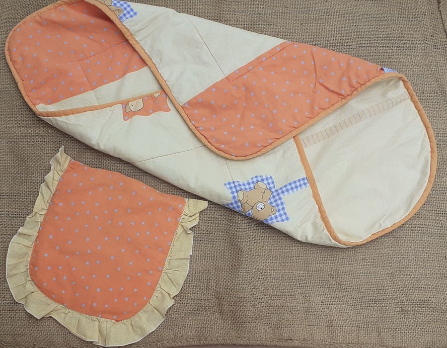 Becik - rożek + poduszka z Drewex Kolorino