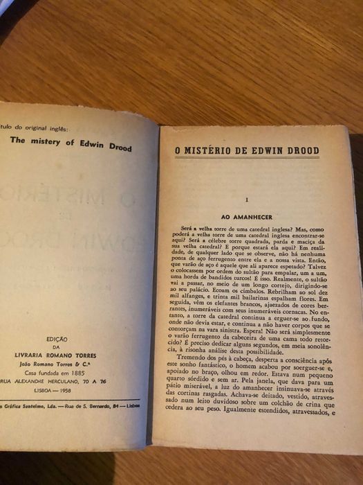 O mistério de Edwin Drood   CHARLES DICKENS