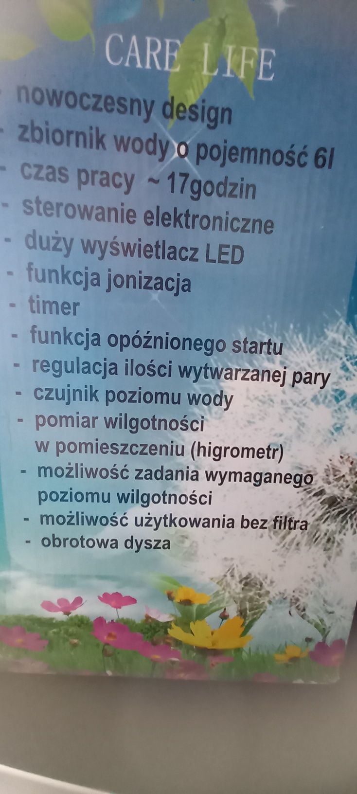 Nawilżacz jonizujący powietrze