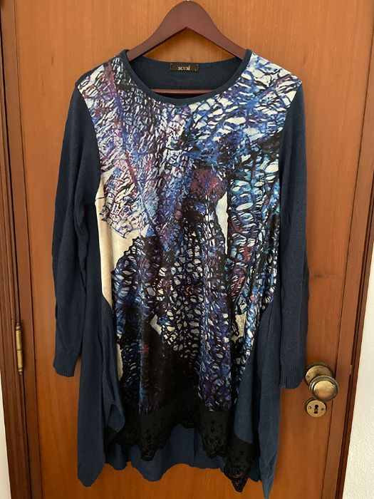 Scusi: Túnica L azul