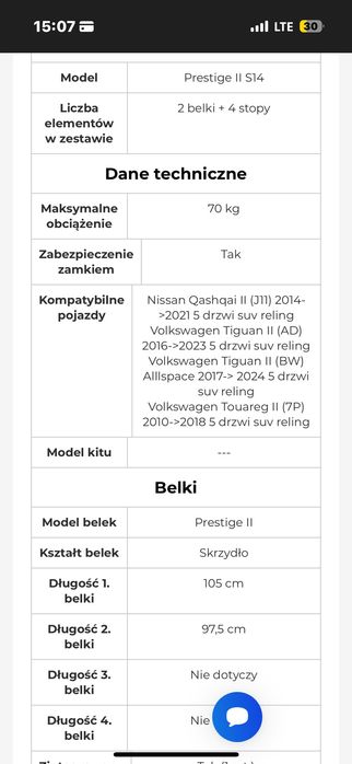 Bagażnik na rowery Aguri Acuda 2 Nissan Qashqai j11, Tiguan, Touareg
