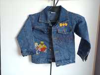 kurteczka na wiosnę jeans bob budowniczy dla chłopca 104