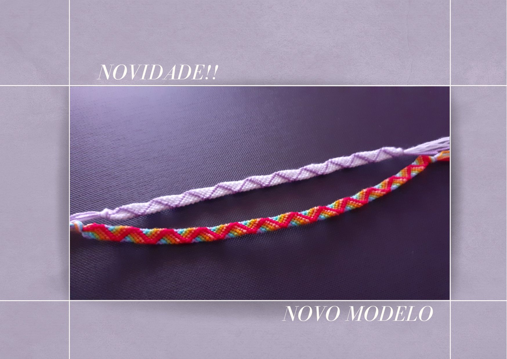 Pulseira artesanal única - NOVO MODELO!!