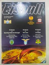 Programa oficial FC Zurich Sporting Europa league 2011/ 12