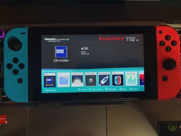 Портативная игровая приставка консоль Nintendo Switch 128gb Atmosphere