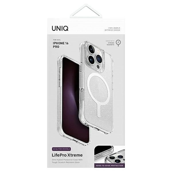 Etui UNIQ LifePro Xtreme Magclick Charging na iPhone 16 Pro - przezroc