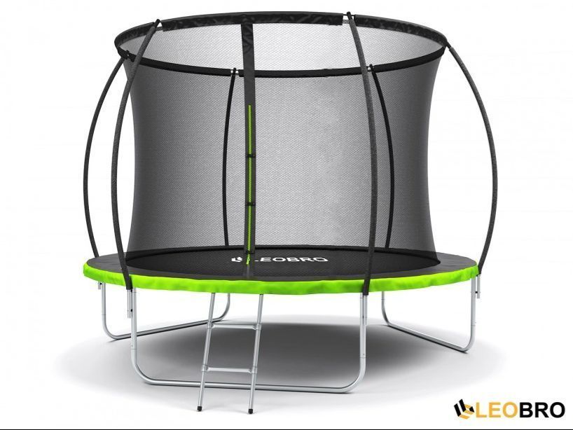 Батут 312 см — LEOBRO Pro 10FT GREEN (яскравий дизайн)