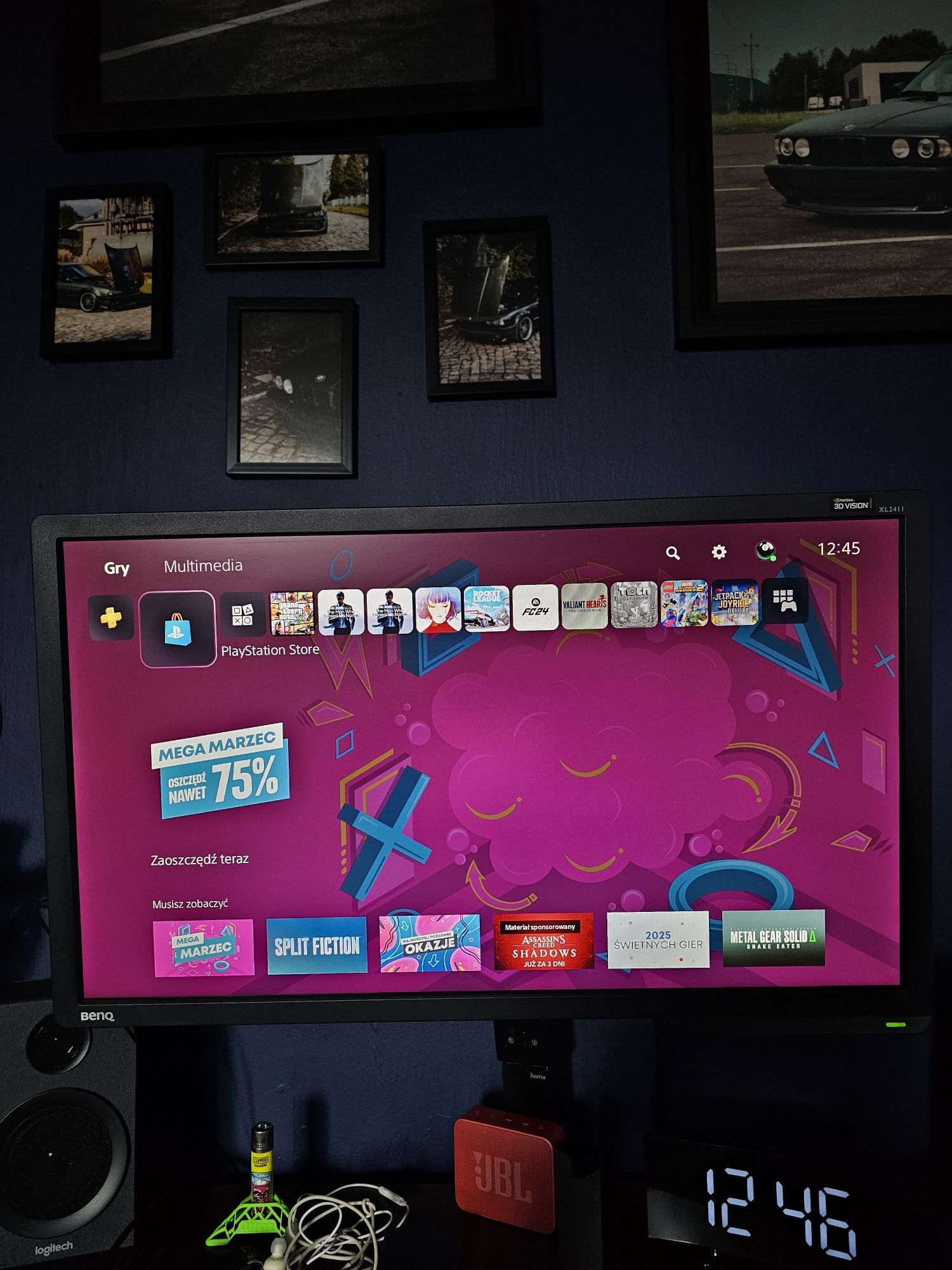 BenQ ZOWIE XL2411 – 24", 144Hz, 1ms – Monitor dla graczy