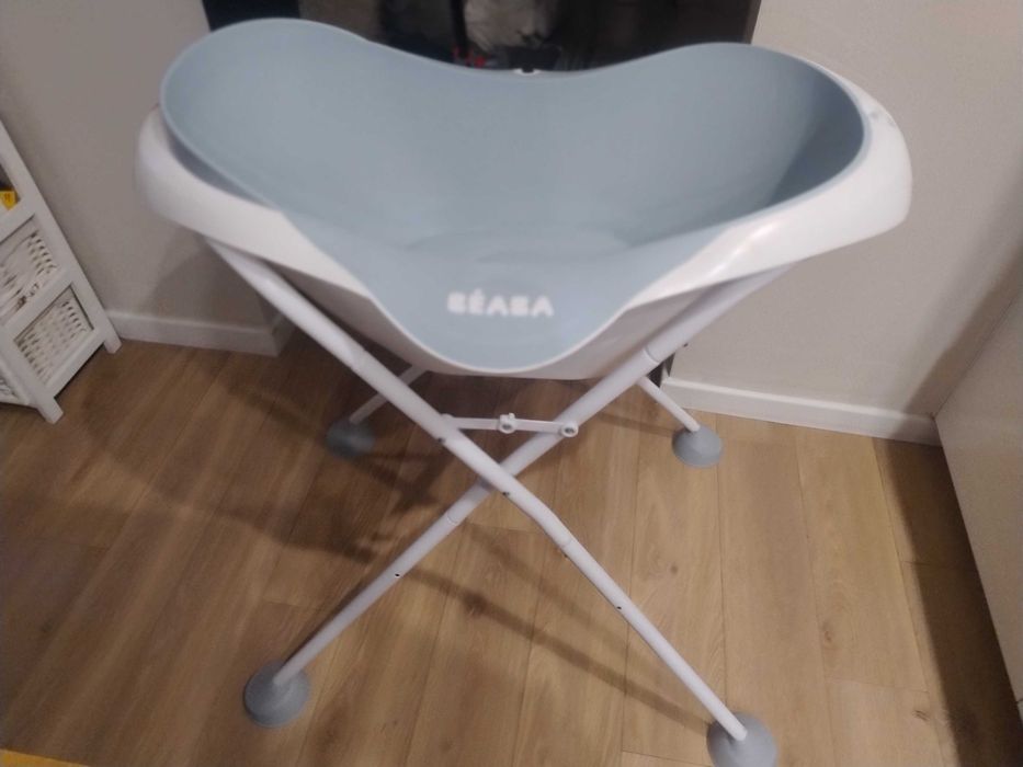 Wanienka Beaba ZESTAW Wanienka Green Blue + Beaba Stojak