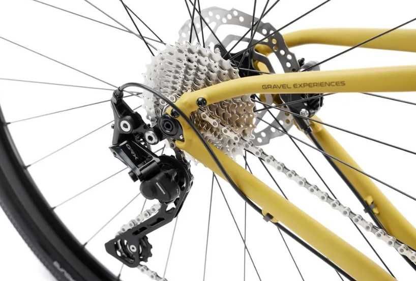 Rower gravel Romet Aspre 2 Grx 48,52,54cm Krk 
żółto-czarny, beżowy