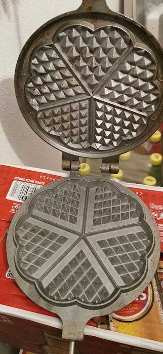 Panela panquecas em forma de Coração -  waffles