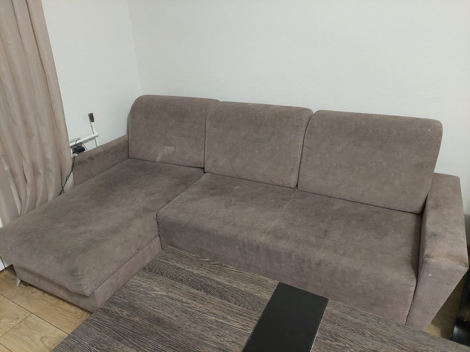 Kanapa narożna. Lewostronna. Używana. Stan bardzo dobry