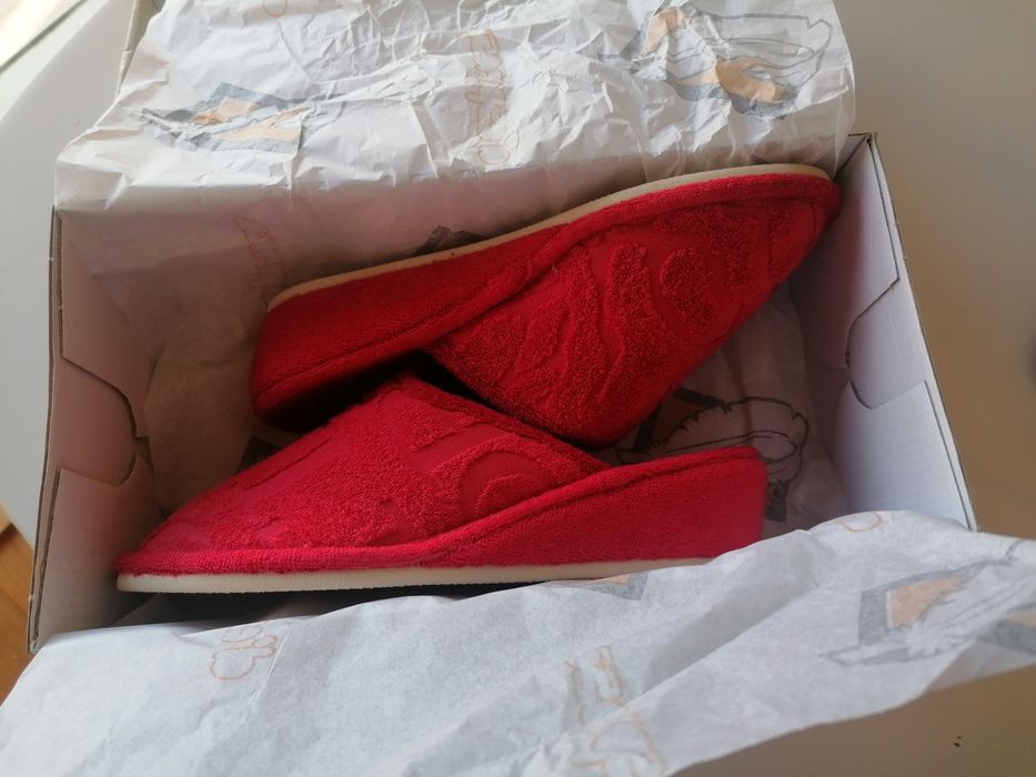 Chinelos Senhora Vermelho D'espinosa