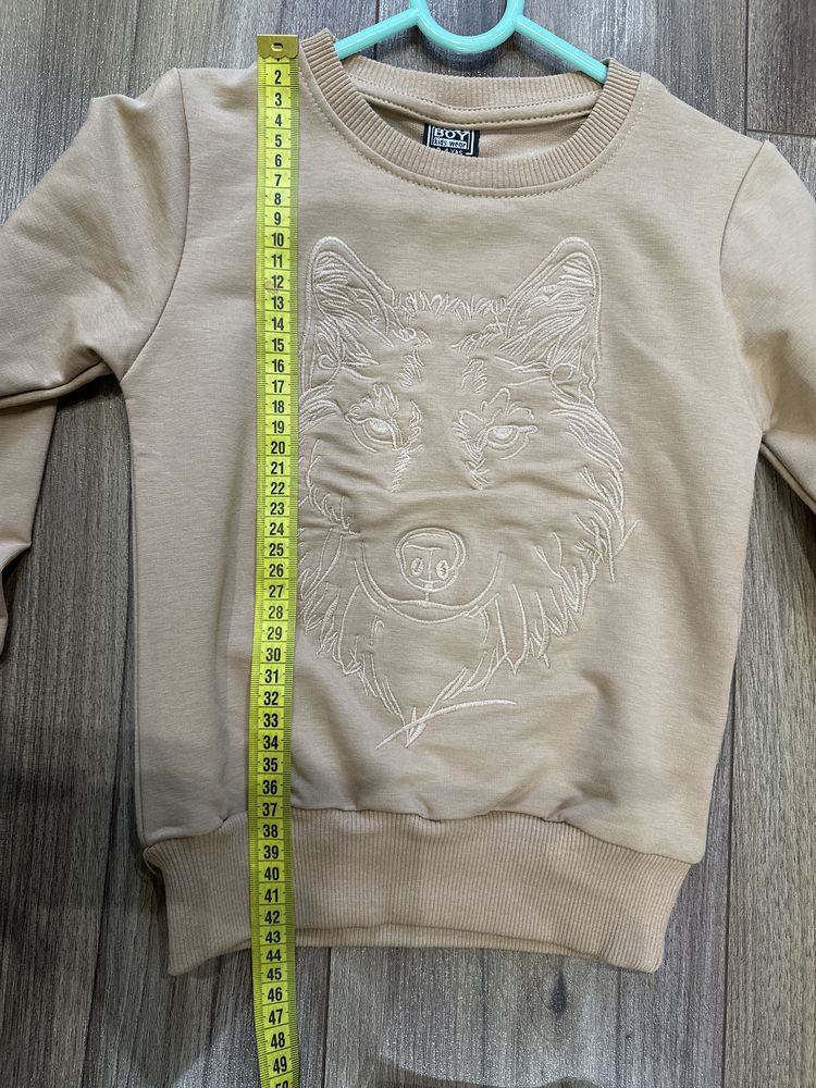 Nowy komplet dres z wilkiem 104 dla chlopca Boyboy
