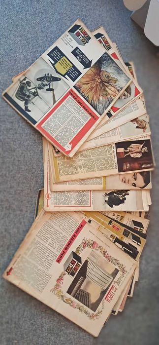 Sprzedam dwa niepełne roczniki Przekroju z 1968 r. 1969 r.