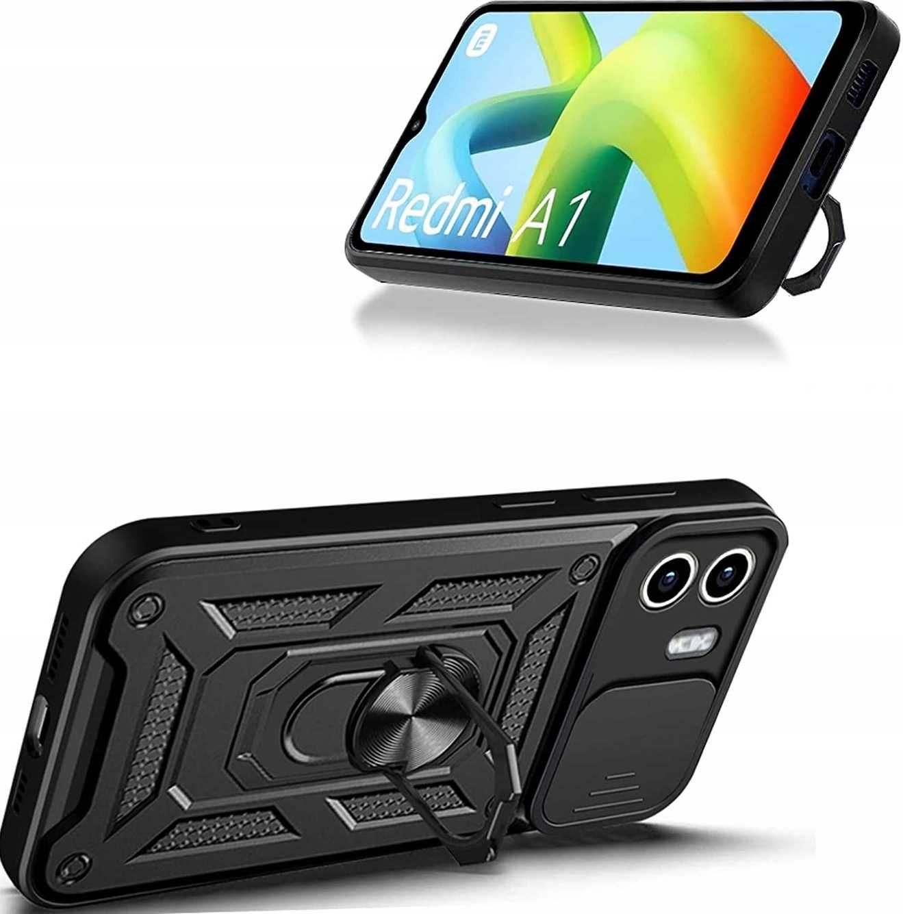 Etui Pancerne do Xiaomi Redmi A1 + Szkło Hartowane