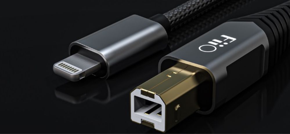 Kabel Fiio LD-LT1 USB Type-B - Lightning OTG
