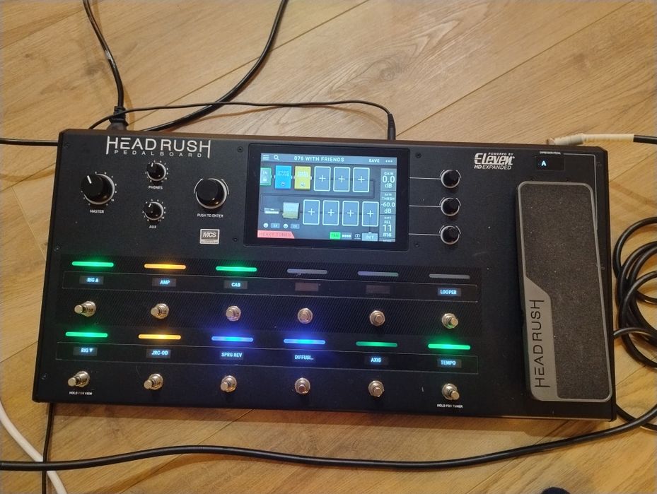 Head Rush pedalboard, процесор гітарний