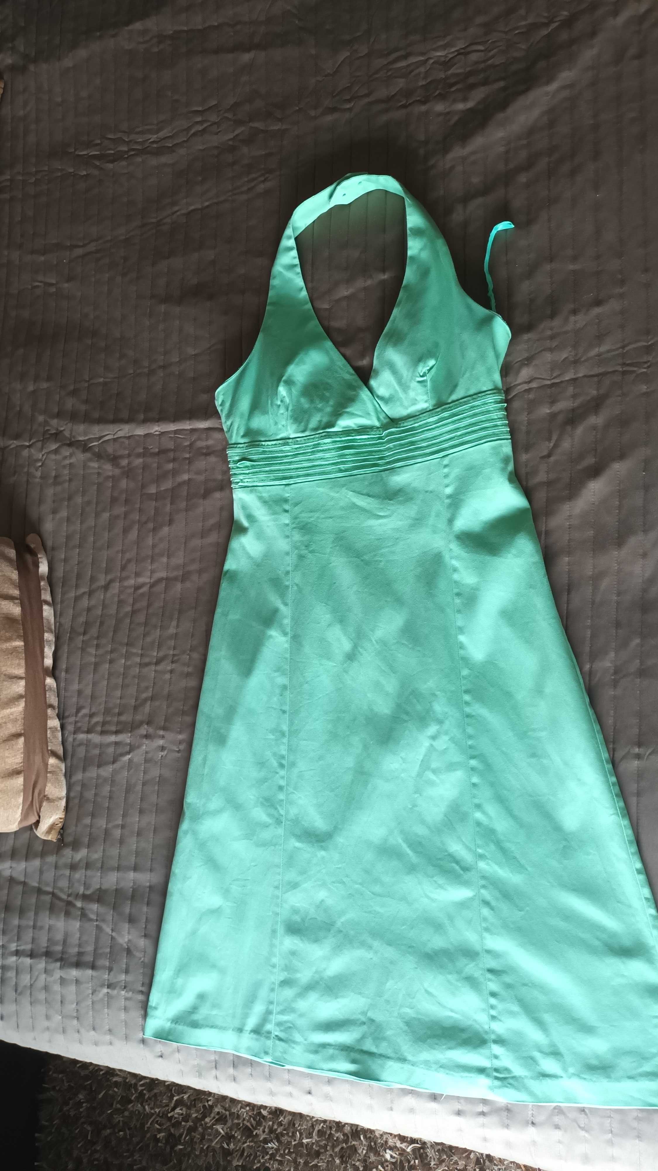 Vestido em verde da Blanco