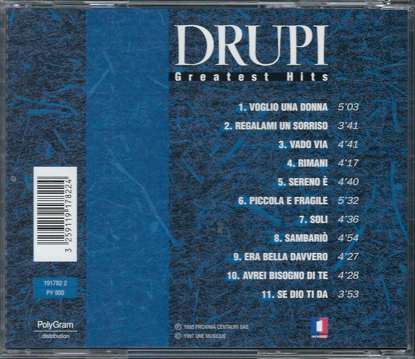 CD Drupi - Greatest Hits (1997) (PolyGram)