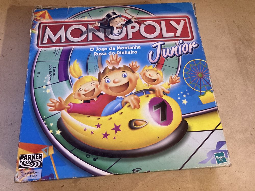 Monopoly para crianças em bom estado