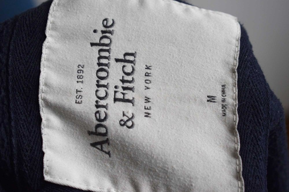 Bluza 38 M bawełniana prosta Abercrombie & Fitch wygodna bawełna
