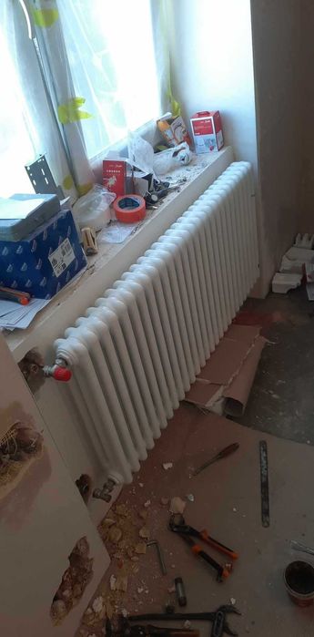 Wymiana grzejników blokowych zamrażanie rur