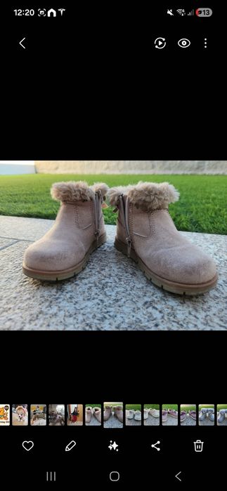 Botas menina chicco 22