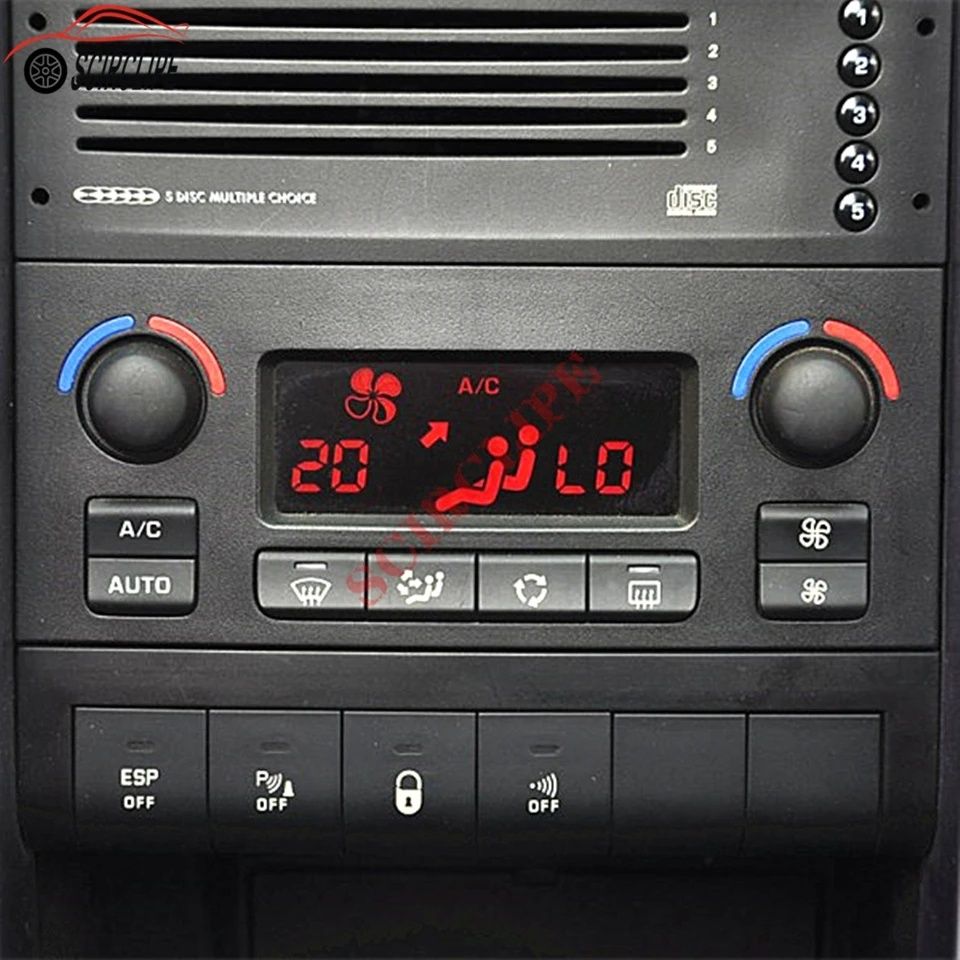Display lcd tela climatização ac Peugeot 207