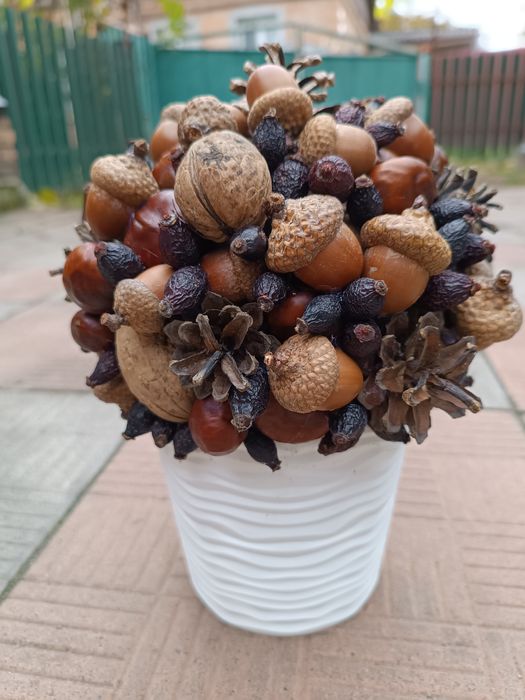 Осінній,новорічний декор,ялинка,поробка