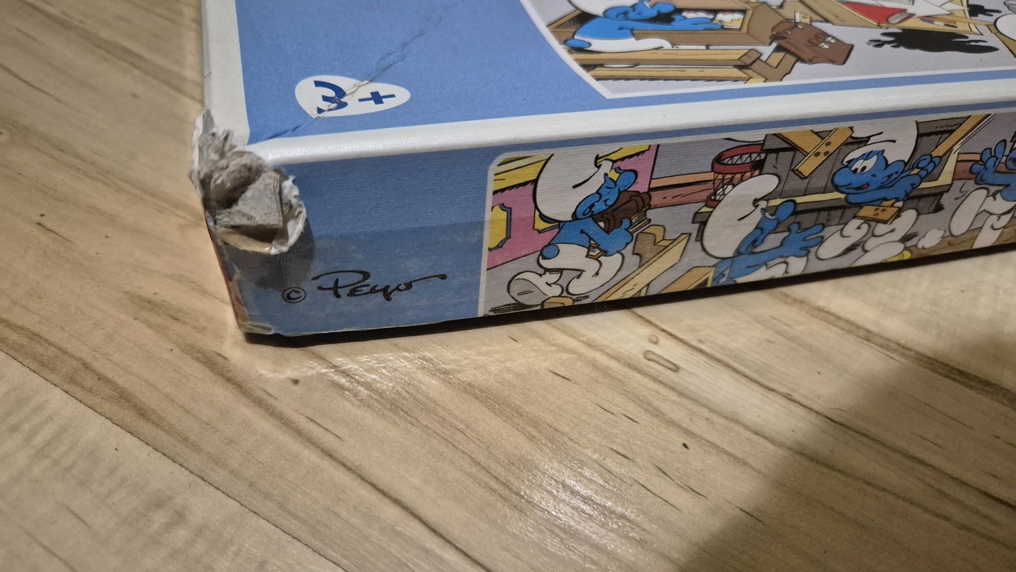 Duże puzzle Smerfy