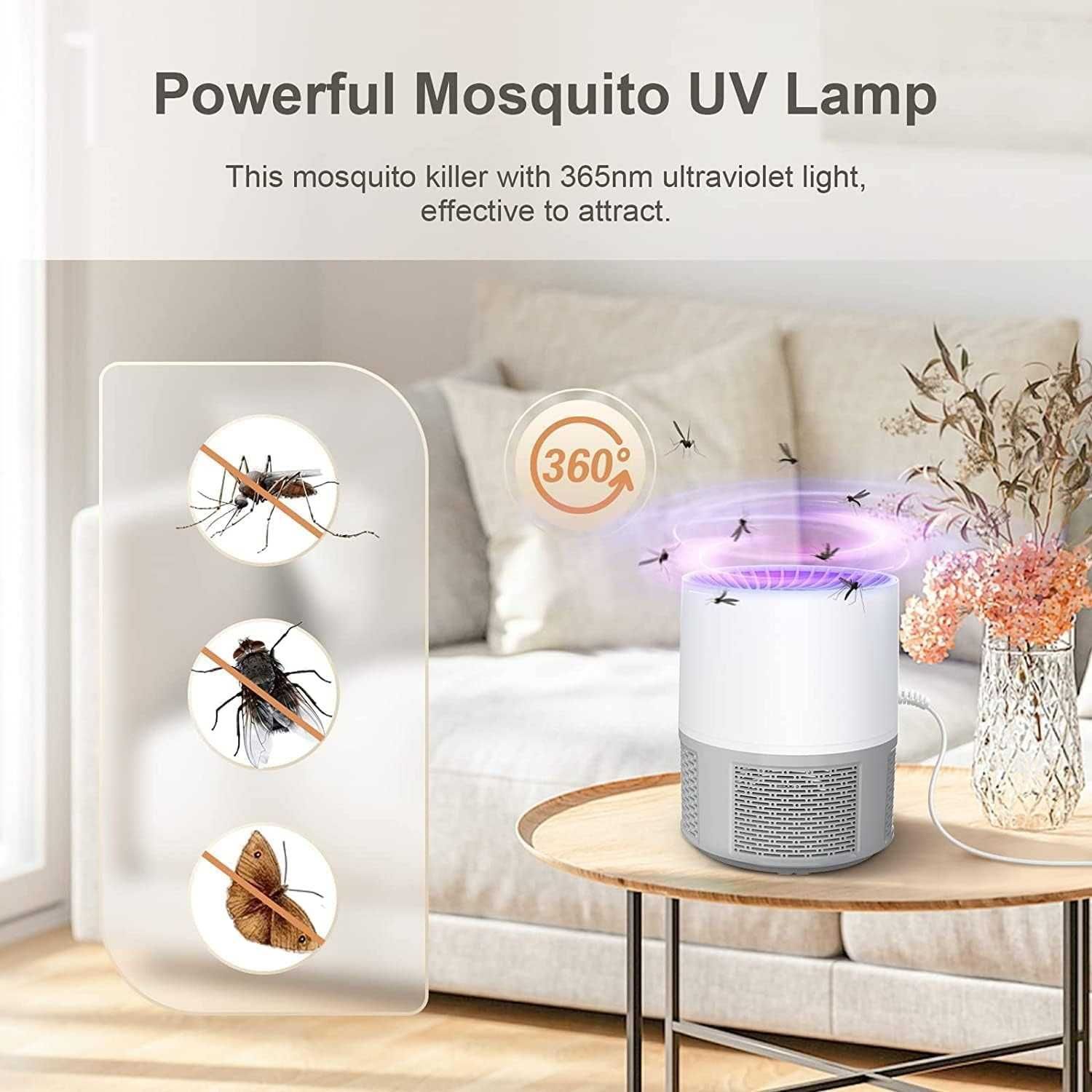 Nowa pułapka na komary / elektryczna lampka UV na owady / łapka !3993!