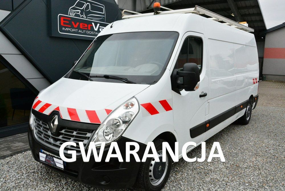 Renault Master  max master blaszak L3H2 3 osobowy servis regały 2,3dci