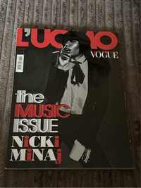 L’uomo Vogue The Music Issue 10/2014 Italy Nicki Minaj