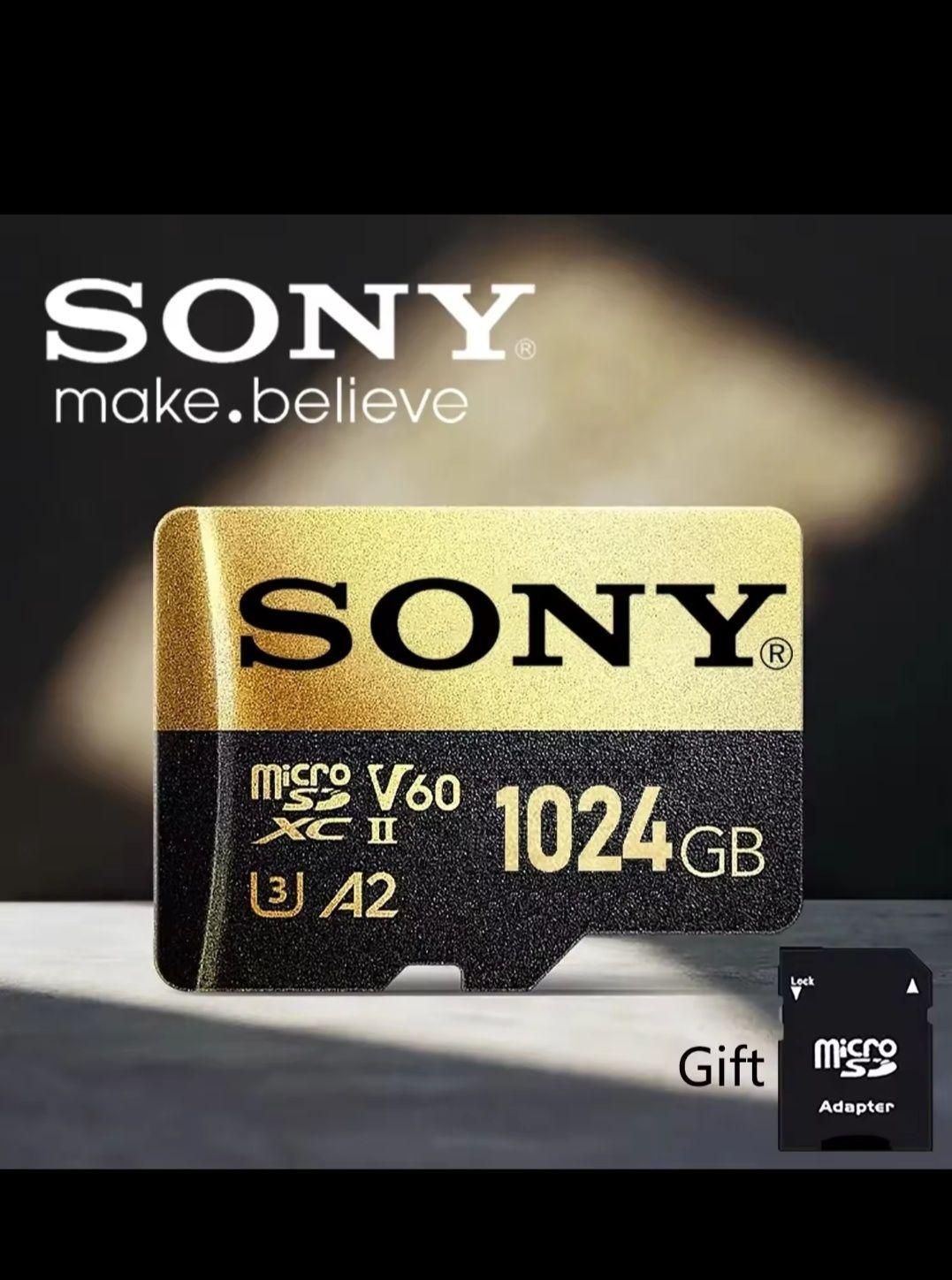Карта памяти micro SD 512 GB, 1000 GB, 1 TB Sony